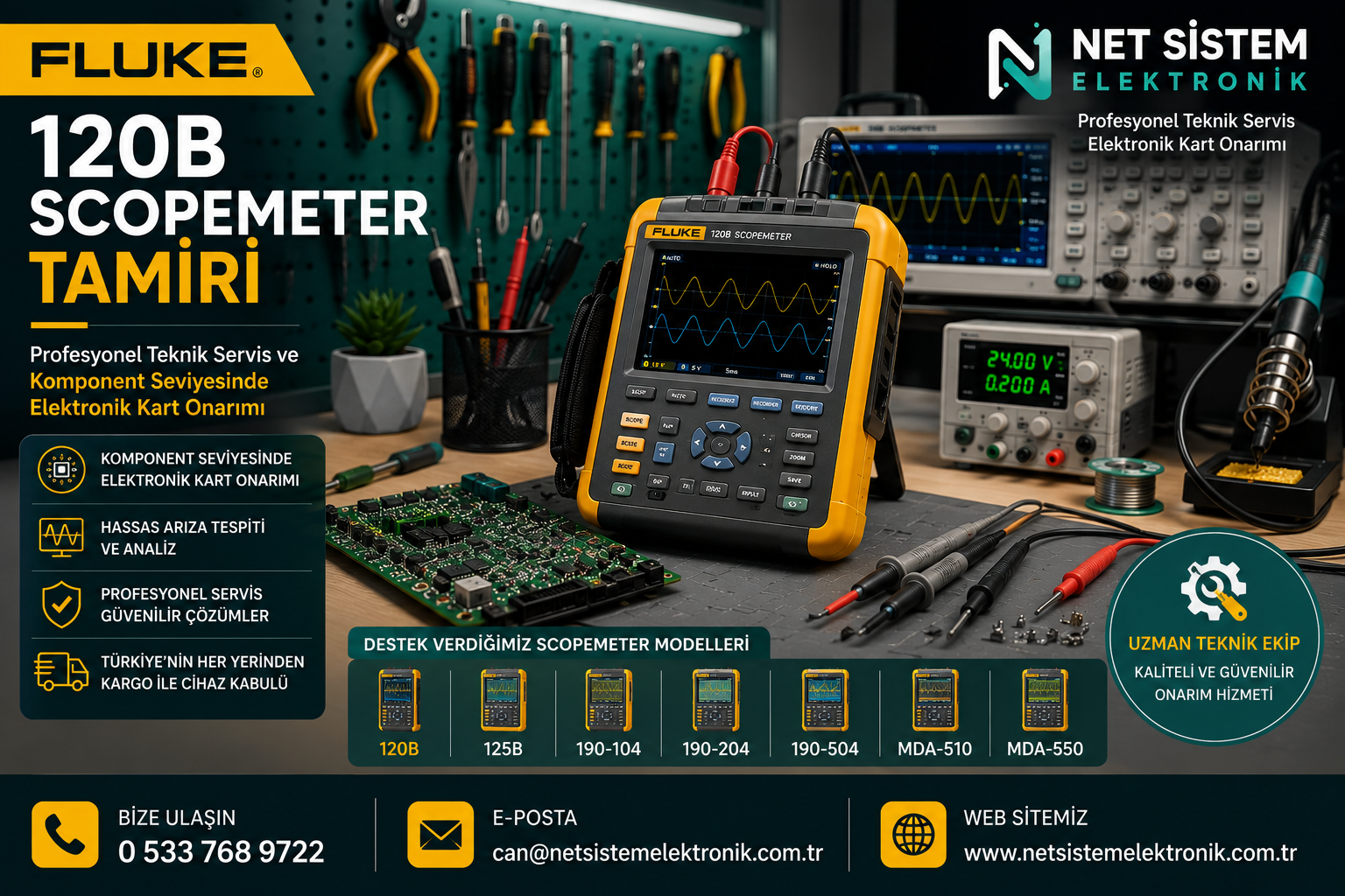 Profesyonel Teknik Servis ve Komponent Seviyesinde Elektronik Kart Onarımı