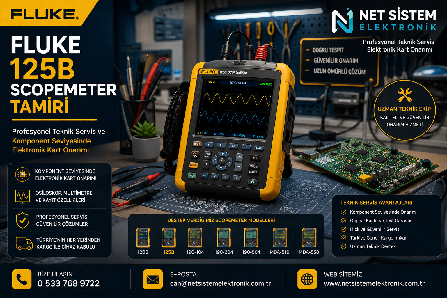 Profesyonel Teknik Servis ve Komponent Seviyesinde Elektronik Kart Onarımı