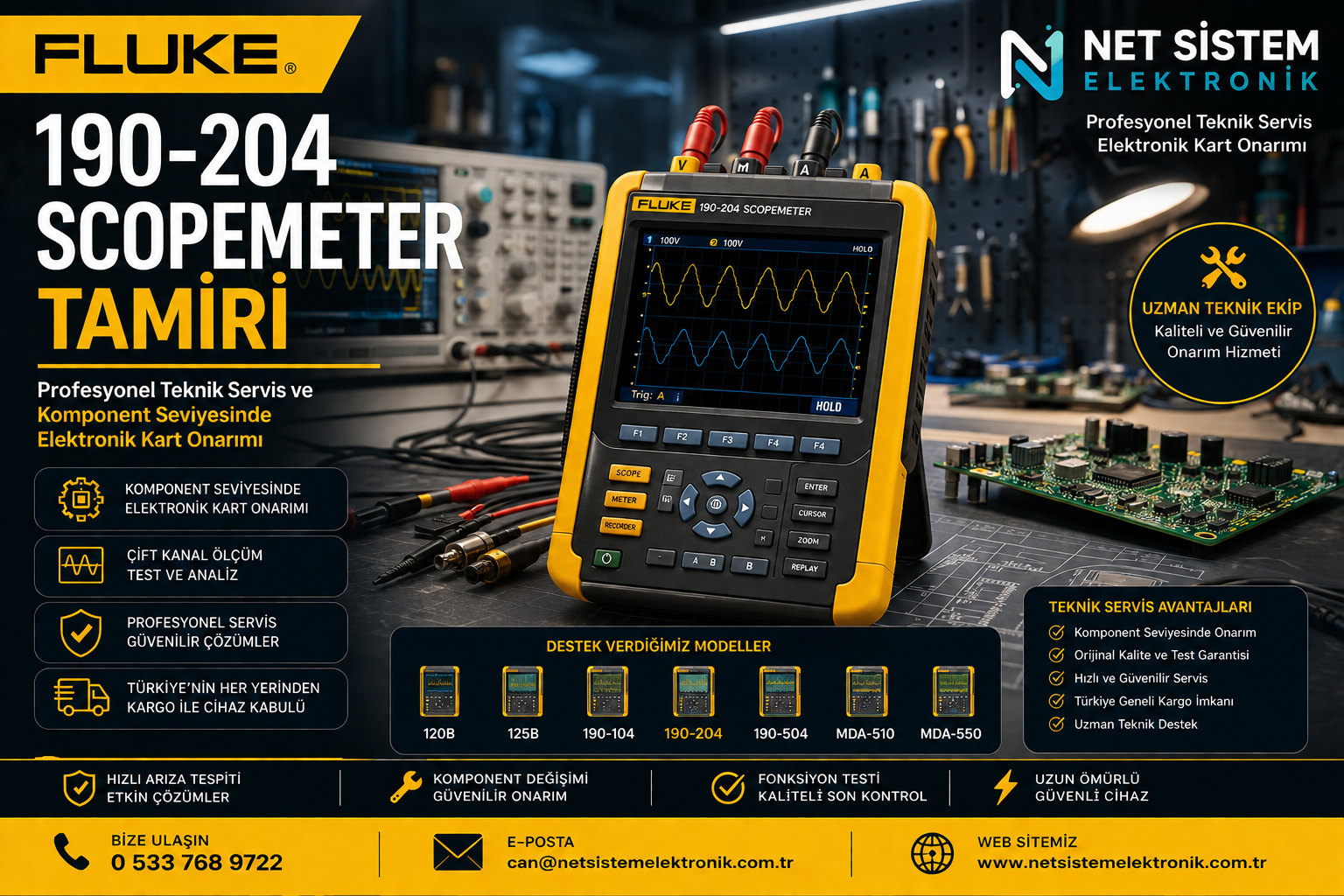 Profesyonel Teknik Servis ve Komponent Seviyesinde Elektronik Kart Onarımı