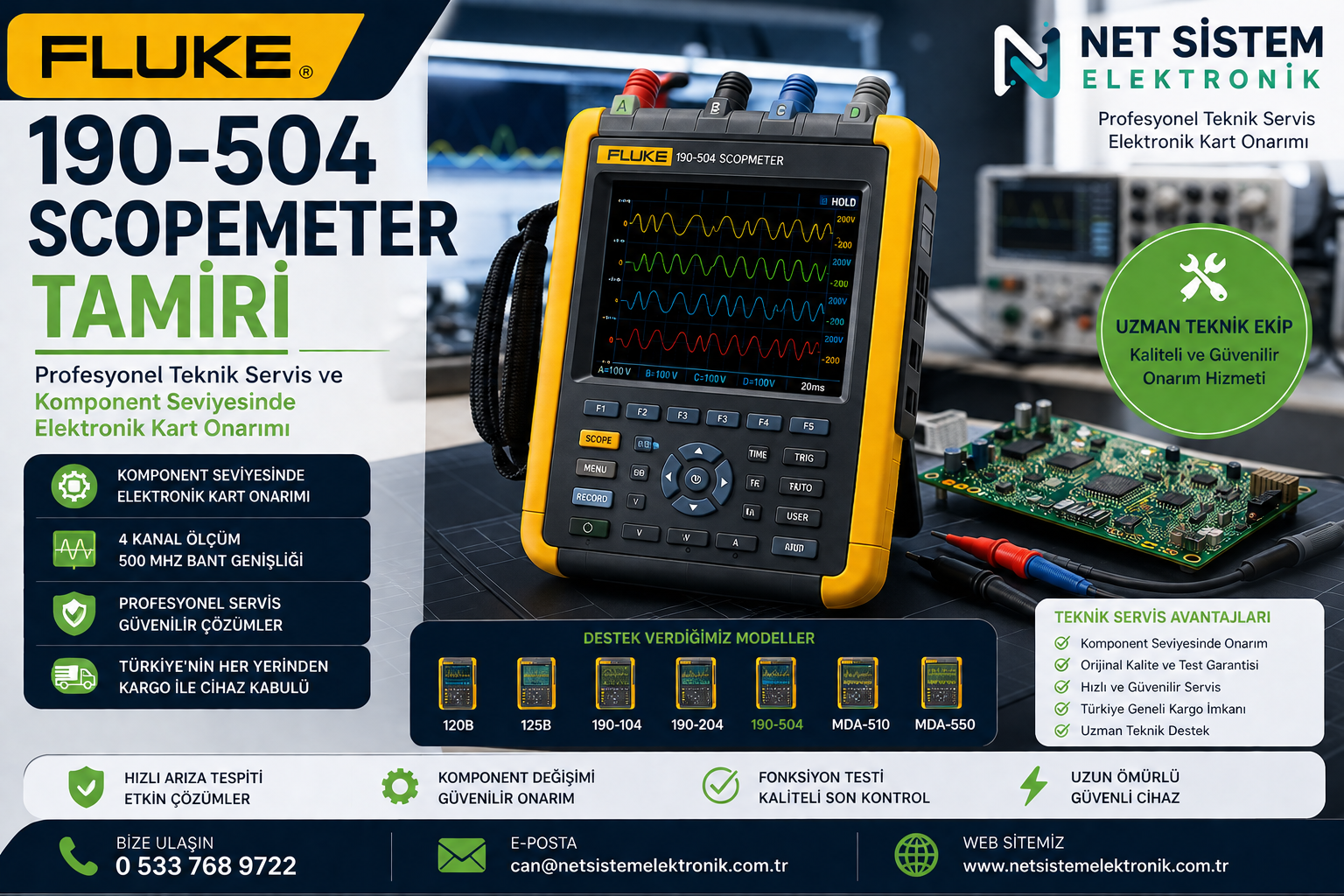 Profesyonel Teknik Servis ve Komponent Seviyesinde Elektronik Kart Onarımı