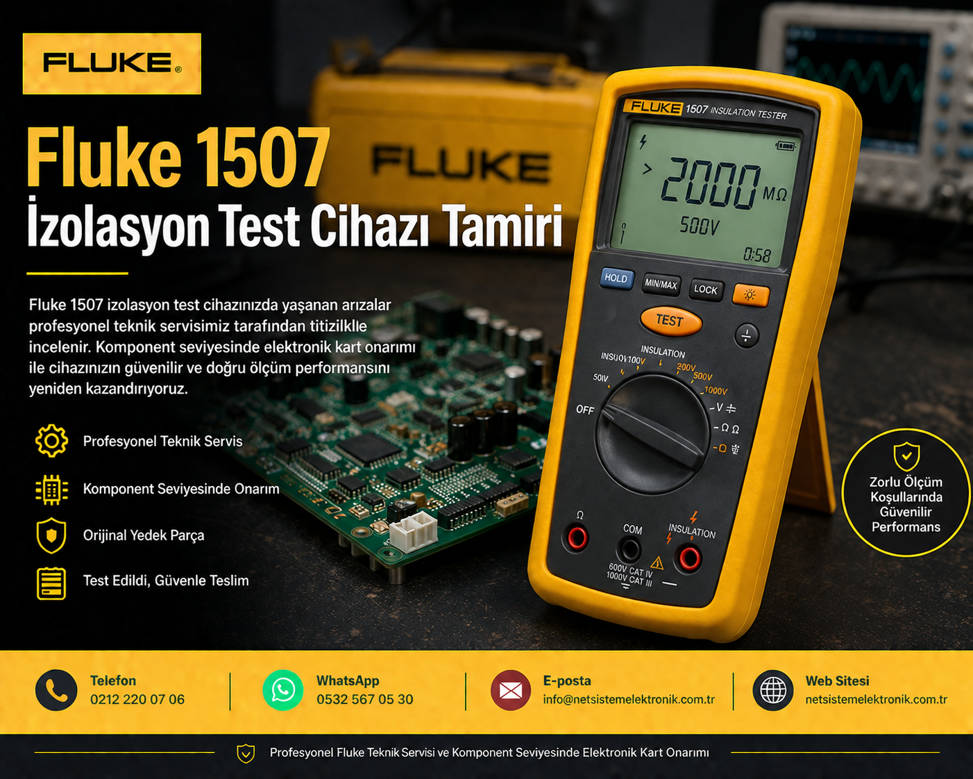 Profesyonel Teknik Servis ve Komponent Seviyesinde Elektronik Kart Onarımı