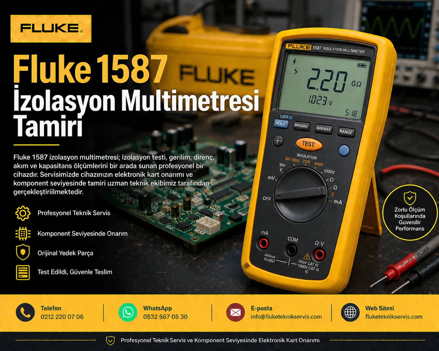 Profesyonel Teknik Servis ve Komponent Seviyesinde Elektronik Kart Onarımı