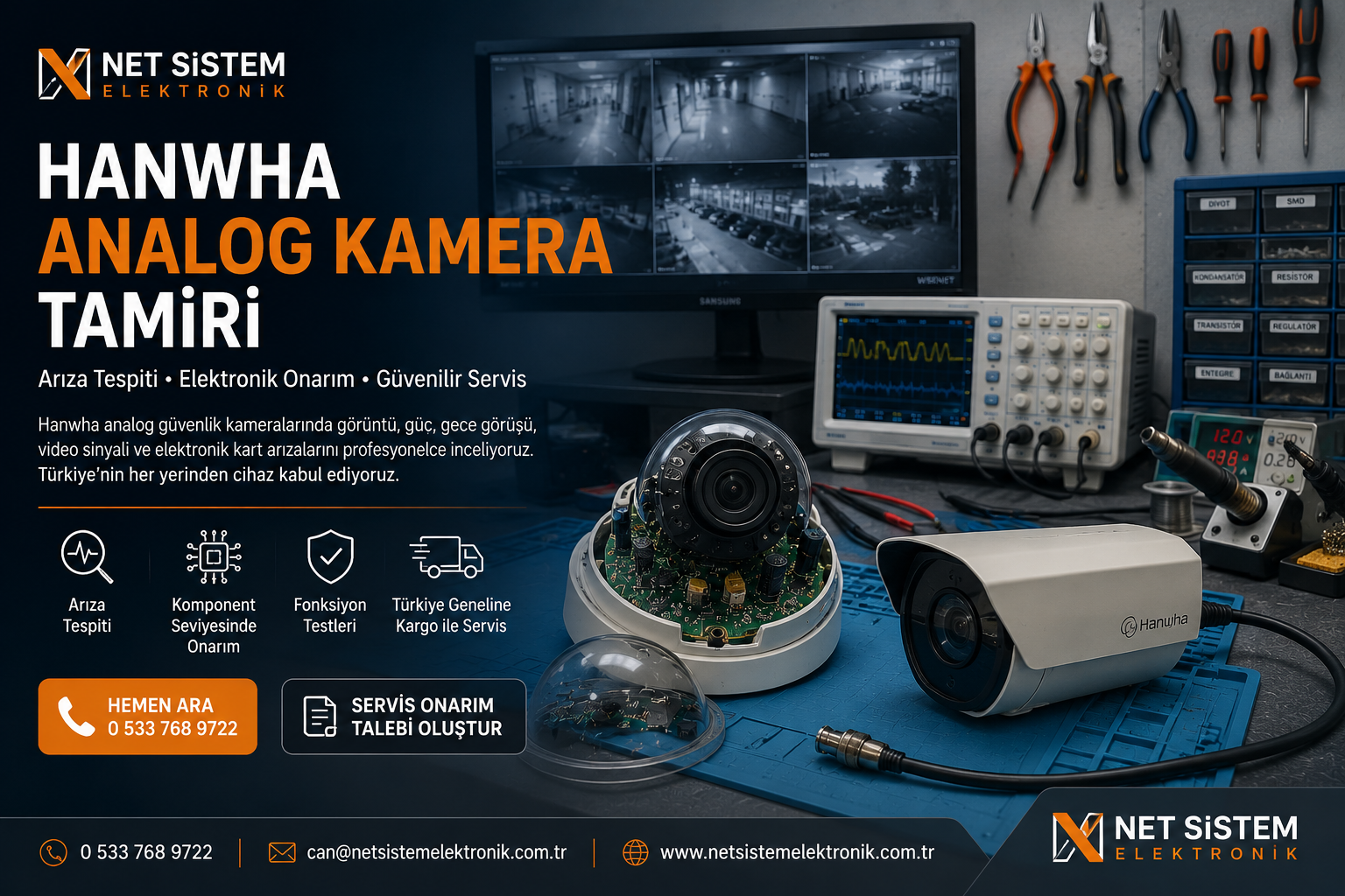 Hanwha Analog Kamera Tamiri