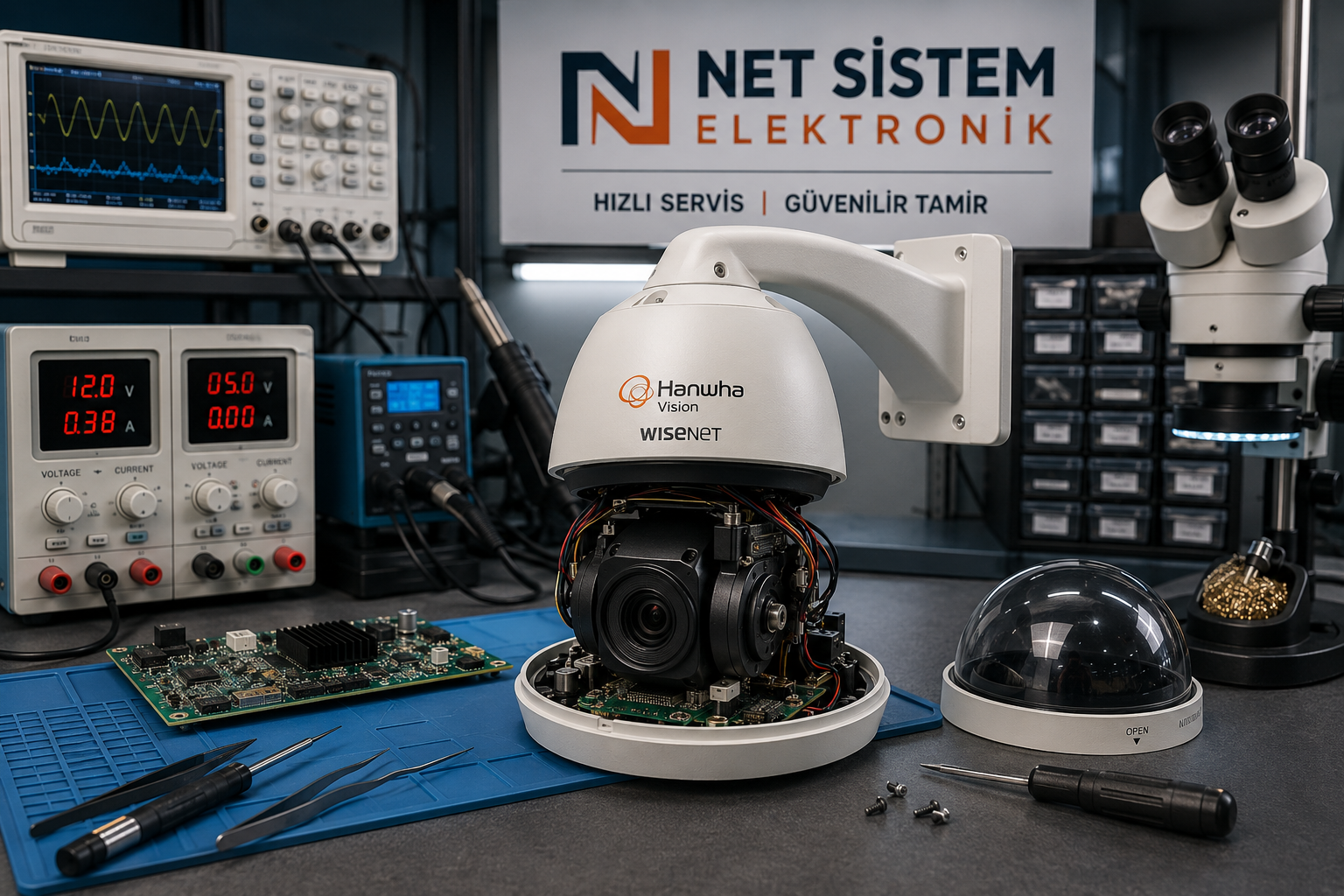 Hanwha PTZ Kamera Tamiri