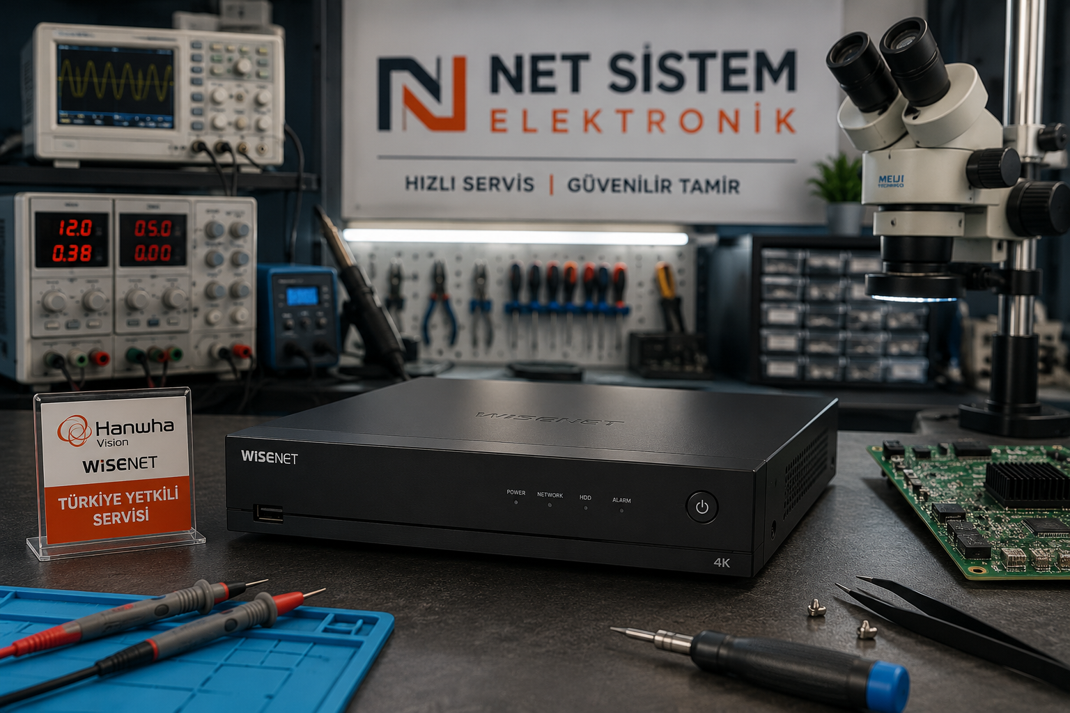 Hanwha Vision Wisenet NVR kayıt cihazı teknik servis ve onarım hizmeti